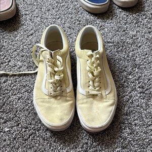 Vans Yellow Sneakers Classic Skate Style